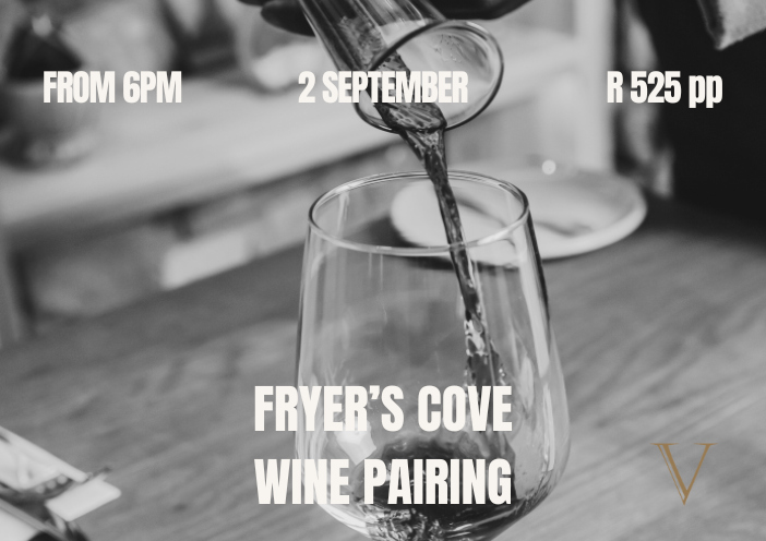 FRYER’S COVE Wine Pairing